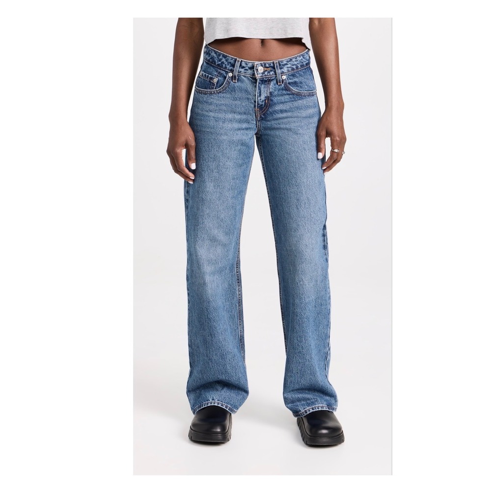 Levi's Light Blue Wide Leg Jeans